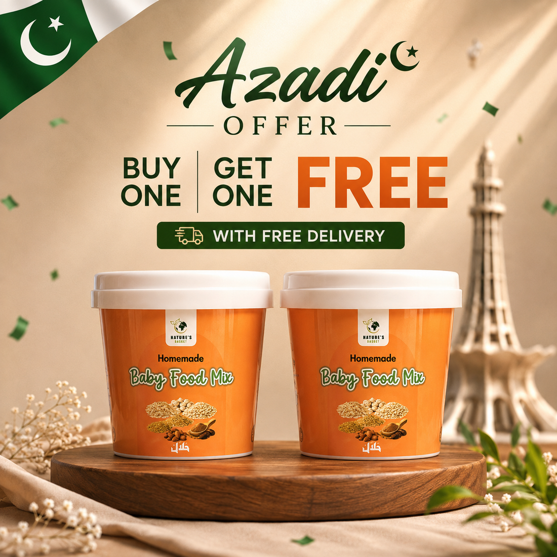 BUY 1 GET 1 FREE BABY FOOD MIX