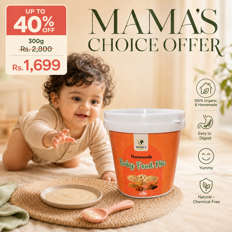 🩷Mama's Choice Offer – Homemade Baby Food Mix Up to 40% OFF