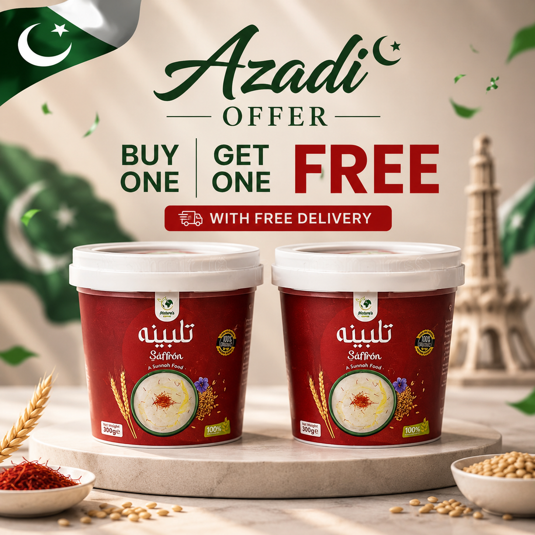 BUY 1 GET 1 FREE TALBINA SAFFRON