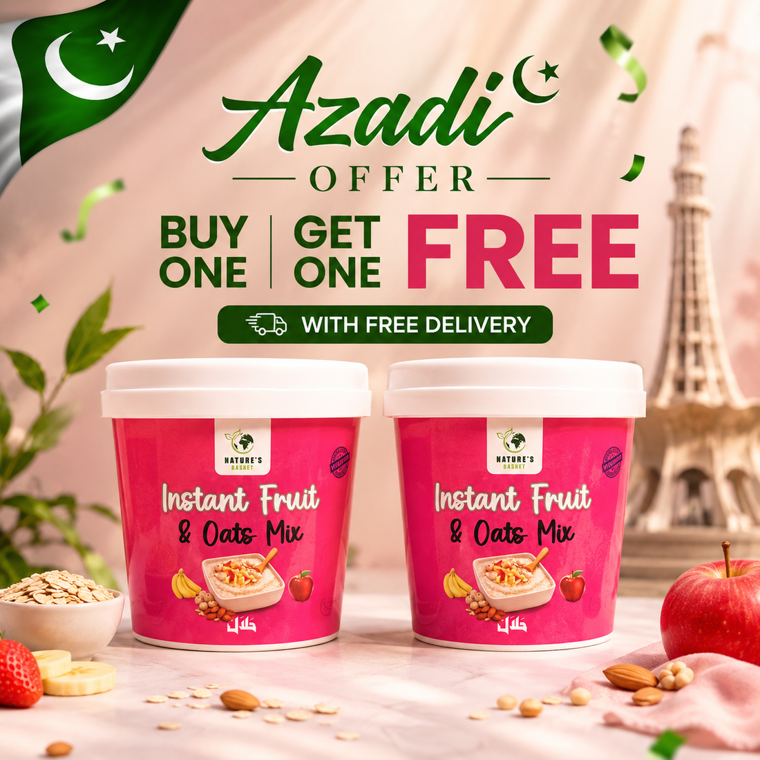 BUY 1 GET 1 FREE INSTANT FRUIT MIX
